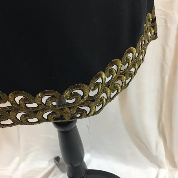 Free People Black & Gold Embroidery Dress - Picture 6 of 7
